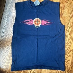 Kids’ Navy Blue Sleeveless Nike Tank Top
